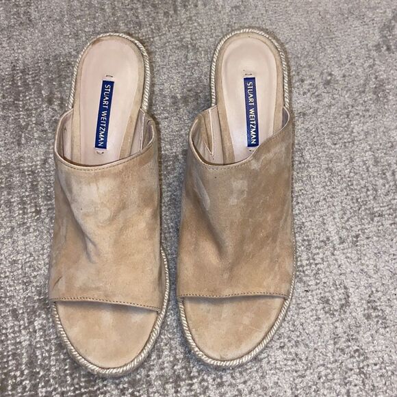 Stuart Weitzman Marabella Slide Espadrille Sandal‎ - Picture 4 of 9